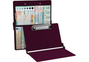 WhiteCoat Clipboard® Vertical - Black Medical Edition