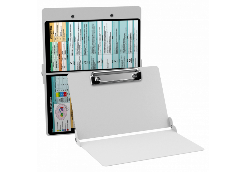 WhiteCoat Clipboard - White - Speech Language Pathology Edition