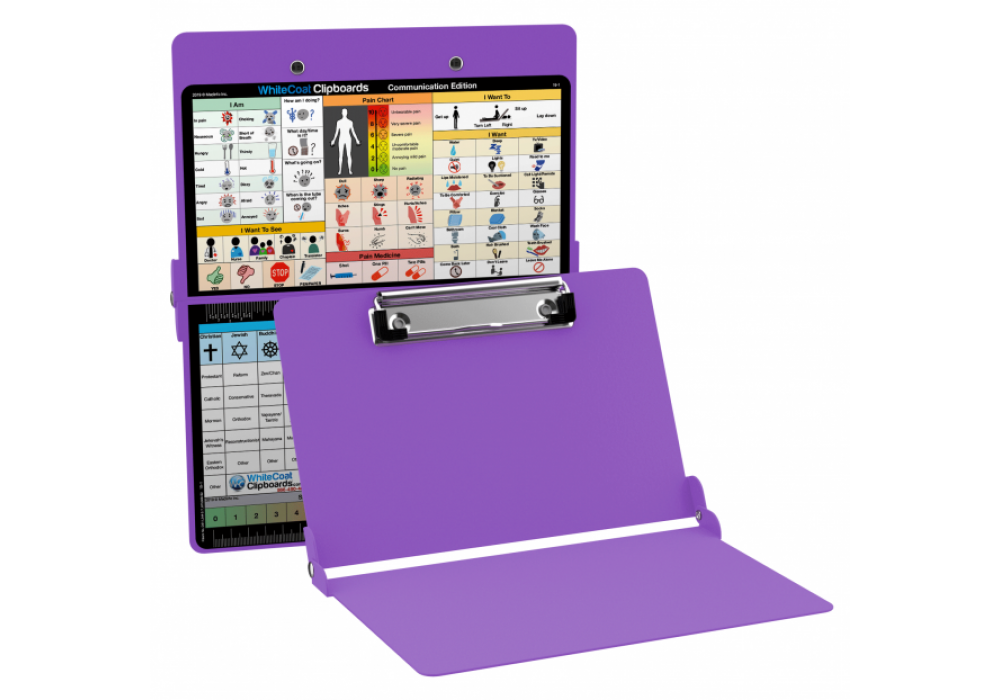 WhiteCoat Clipboard - Lilac - Care & Communication Edition