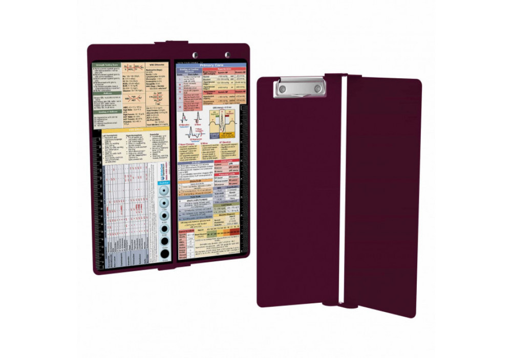 WhiteCoat Clipboard - Wine - Primary Care Edition