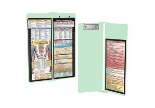 WhiteCoat Clipboard® - Vertical - Mint - Physical Therapy Edition