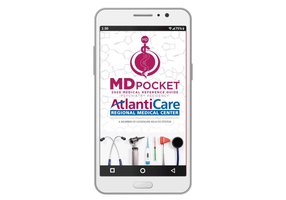 MDpocket AtlantiCare Psychiatry Edition eBook - 2020