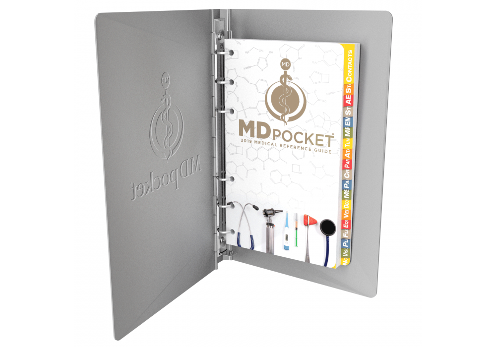 MDpocket Neurology Aluminum Binder
