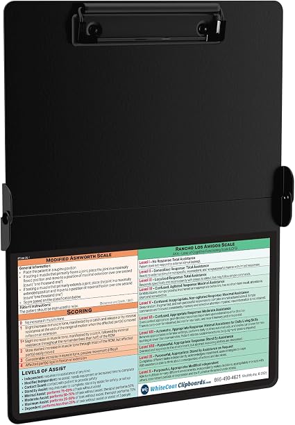WhiteCoat Clipboard - SILVER - Physical Therapy Edition