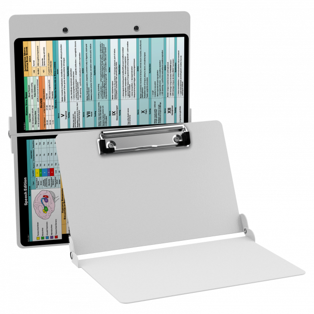 WhiteCoat Clipboard - White - Speech Language Pathology Edition