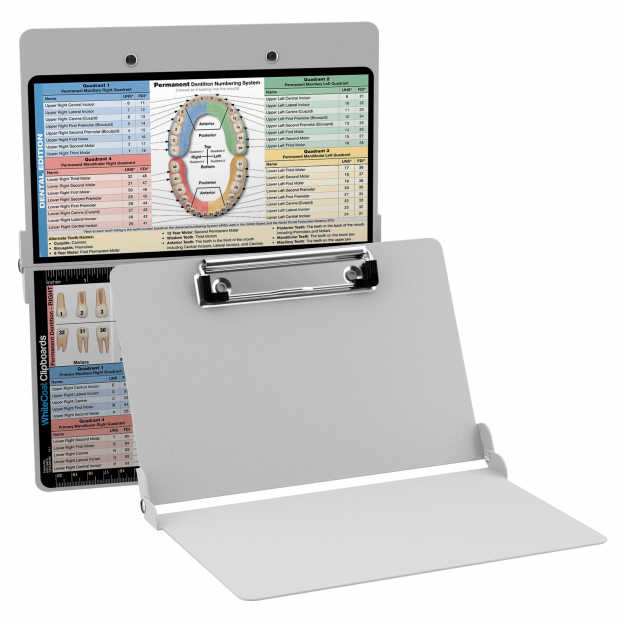 WhiteCoat Clipboard - WHITE - Dental Edition