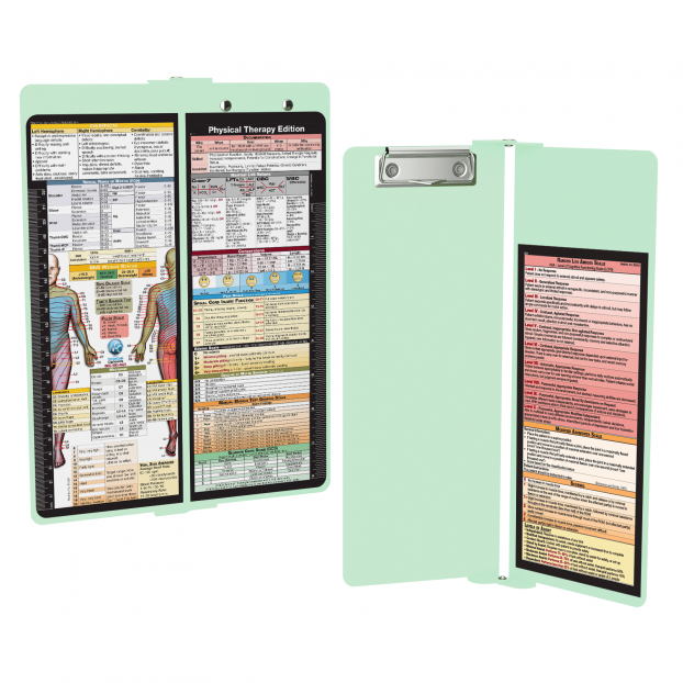 WhiteCoat Clipboard® - Vertical - Mint - Physical Therapy Edition