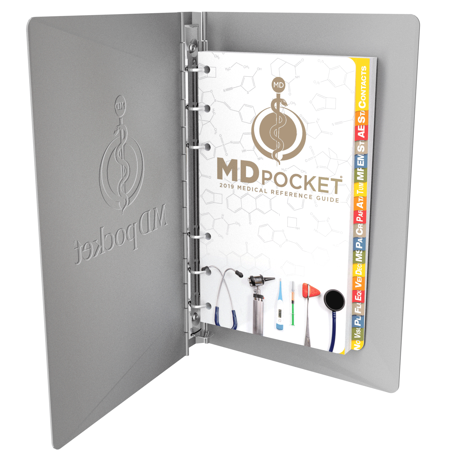MDpocket Neurology Aluminum Binder