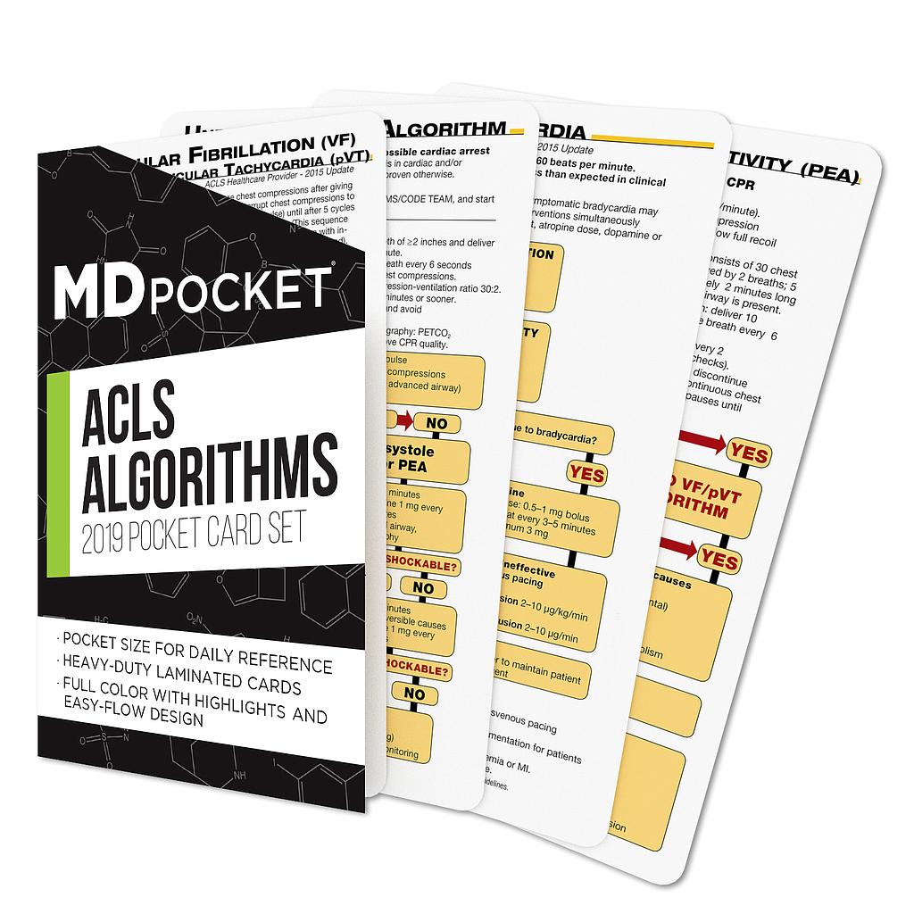 ACLS Reference Card Set